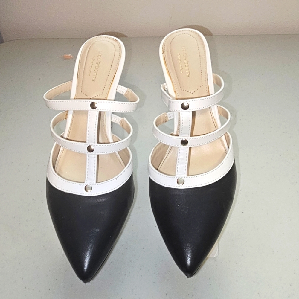 Liz Claiborne Slip On Strappy Heels